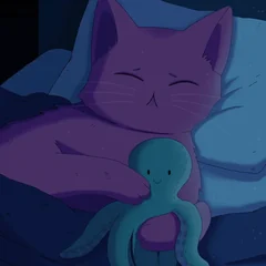 Please Hold Me album cover by Purrple Cat