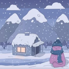 Snowbound album cover by Purrple Cat