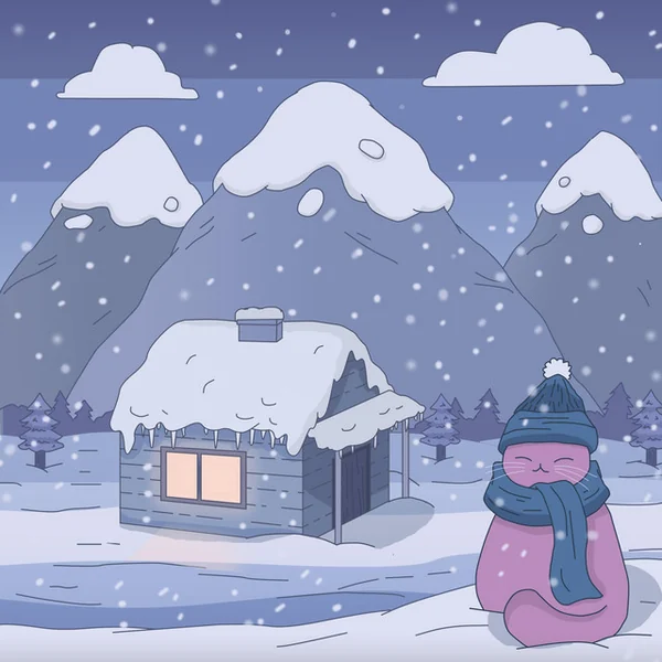 Snowbound album cover by Purrple Cat